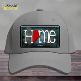 Maine Home State Outline Novelty License Plate Hat Cotton / Gray