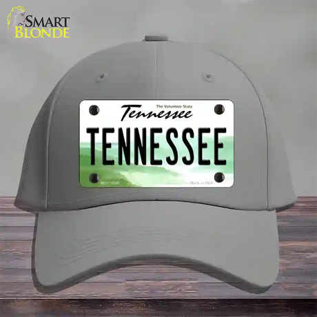 Tennessee Volunteer State Novelty License Plate Hat Cotton / Gray