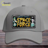 Space Force Novelty License Plate Hat Cotton / Gray