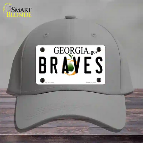 Georgia Braves Novelty License Plate Hat Cotton / Gray