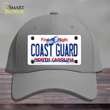 Coast Guard North Carolina State Novelty License Plate Hat Cotton / Gray