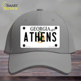 Athens Georgia State Novelty License Plate Hat Cotton / Gray