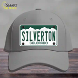 Silverton Colorado Novelty License Plate Hat Cotton / Gray