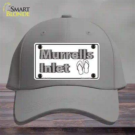 Murrells Inlet SC Novelty License Plate Hat Cotton / Gray