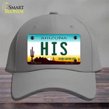 His Arizona Novelty License Plate Hat Cotton / Gray