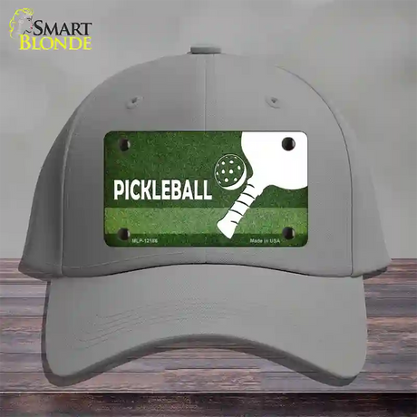 Pickleball Novelty License Plate Hat Cotton / Gray