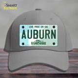 Auburn New Hampshire Novelty License Plate Hat Cotton / Gray