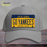 Go Yankees New York Novelty License Plate Hat Cotton / Gray