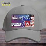 Democratic Vote for Greater Good Novelty License Plate Hat Cotton / Gray