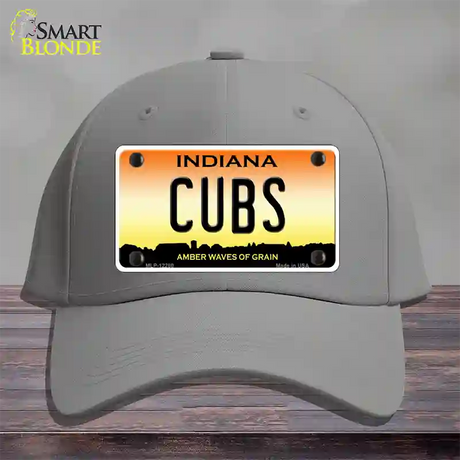 Cubs Indiana Novelty License Plate Hat Cotton / Gray