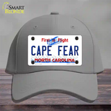 North Carolina Cape Fear Novelty License Plate Hat Cotton / Gray