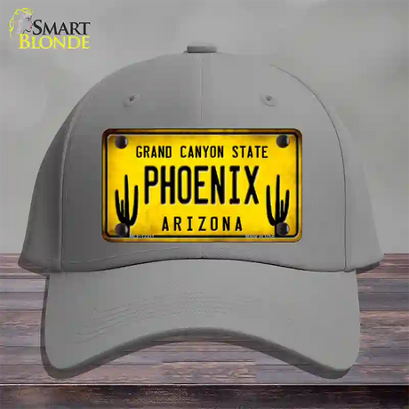 Arizona Phoenix Novelty License Plate Hat Cotton / Gray