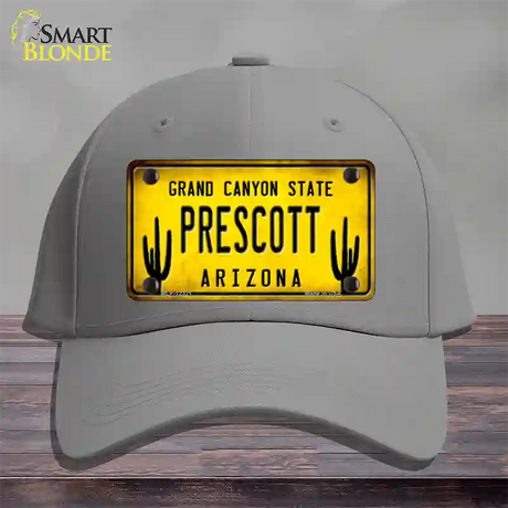 Arizona Prescott Novelty License Plate Hat Cotton / Gray