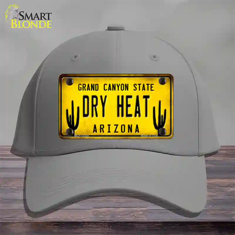 Arizona Dry Heat Novelty License Plate Hat Cotton / Gray