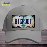 Bigfoot Oregon Novelty License Plate Hat Cotton / Gray