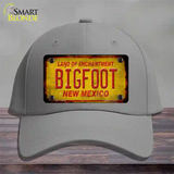 Bigfoot New Mexico Novelty License Plate Hat Cotton / Gray