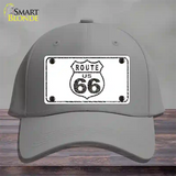 Route 66 Distressed Novelty License Plate Hat Cotton / Gray