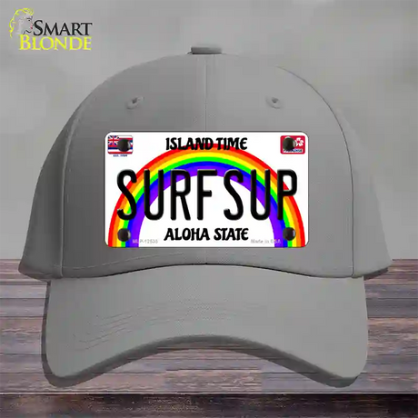 Surfsup Hawaii Novelty License Plate Hat Cotton / Gray