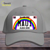 Maui Hawaii Novelty License Plate Hat Cotton / Gray