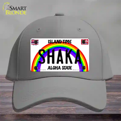 Shaka Hawaii Novelty License Plate Hat Cotton / Gray