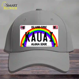 Kauai Hawaii Novelty License Plate Hat Cotton / Gray