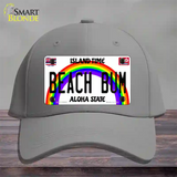 Beach Bum Hawaii Novelty License Plate Hat Cotton / Gray