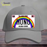 Honu Hawaii Novelty License Plate Hat Cotton / Gray