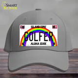 Golfer Hawaii Novelty License Plate Hat Cotton / Gray