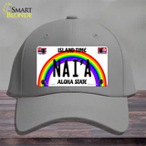 Naia Hawaii Novelty License Plate Hat Cotton / Gray