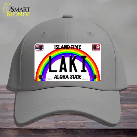 Laki Hawaii Novelty License Plate Hat Cotton / Gray