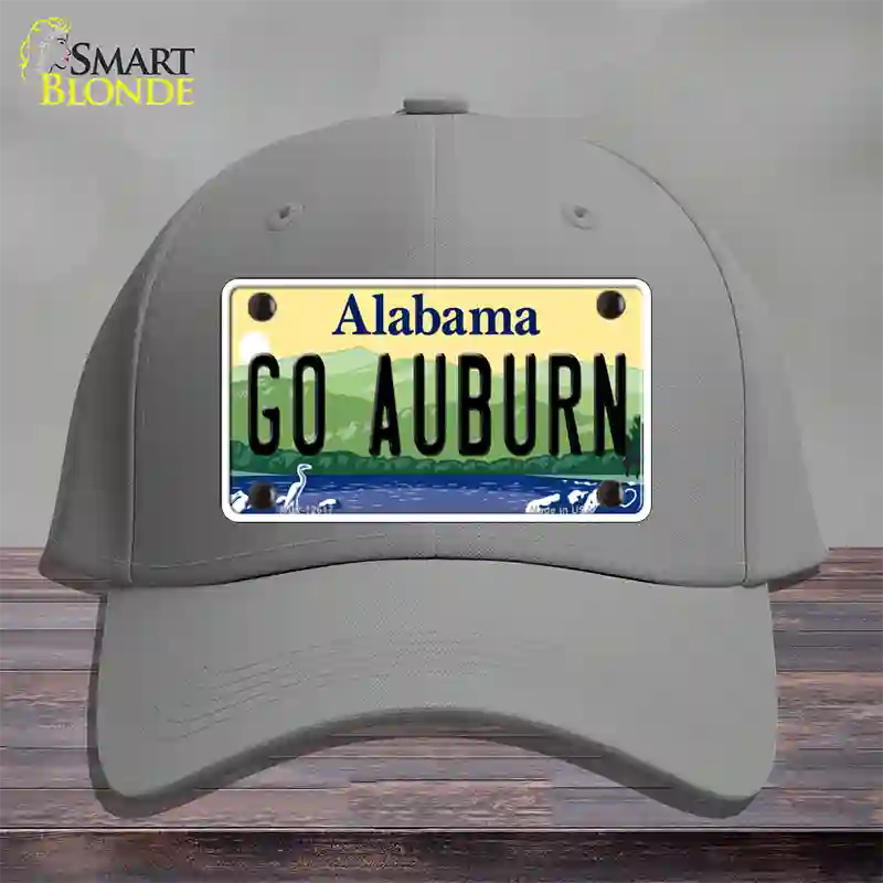 Go Auburn Novelty License Plate Hat Cotton / Gray