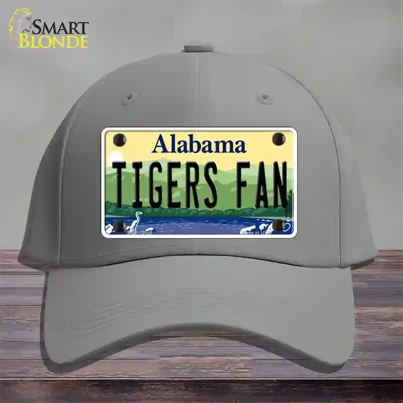 Tigers Fan Novelty License Plate Hat Cotton / Gray