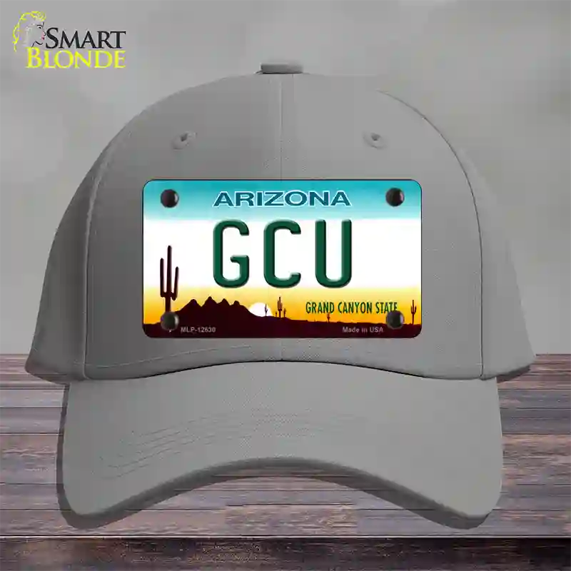 Grand Canyon Univ Novelty License Plate Hat Cotton / Gray