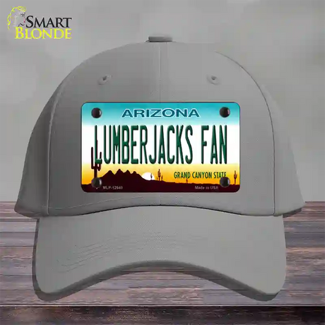 Lumberjacks Fan Novelty License Plate Hat Cotton / Gray