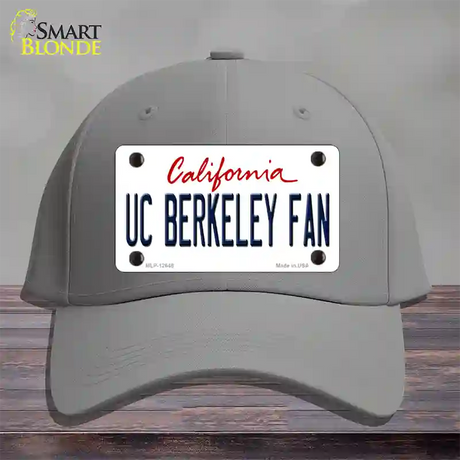 UC Berkeley Fan Novelty License Plate Hat Cotton / Gray