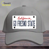 Go Fresno State Novelty License Plate Hat Cotton / Gray