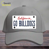 Go Bulldogs Novelty License Plate Hat Cotton / Gray