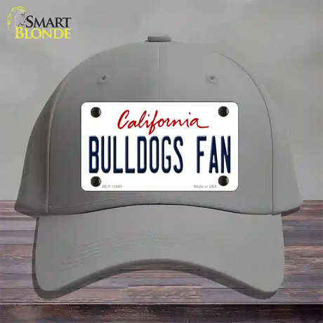 Bulldogs Fan Novelty License Plate Hat Cotton / Gray