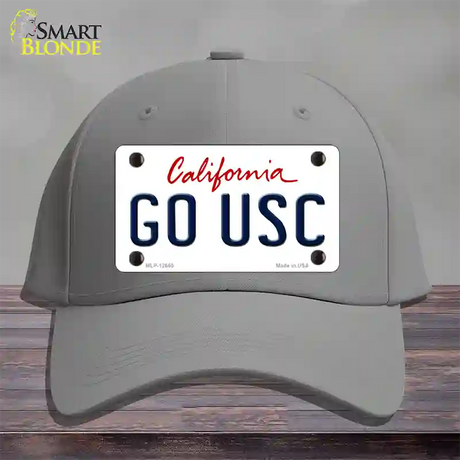 Go USC Novelty License Plate Hat Cotton / Gray