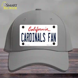 Cardinals Fan Novelty License Plate Hat Cotton / Gray