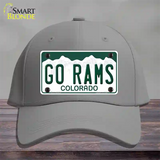 Go Rams Novelty License Plate Hat Cotton / Gray