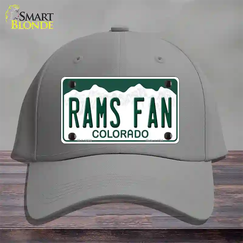 Rams Fan Novelty License Plate Hat Cotton / Gray