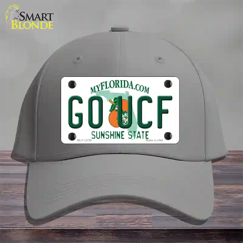 Go UCF Novelty License Plate Hat Cotton / Gray