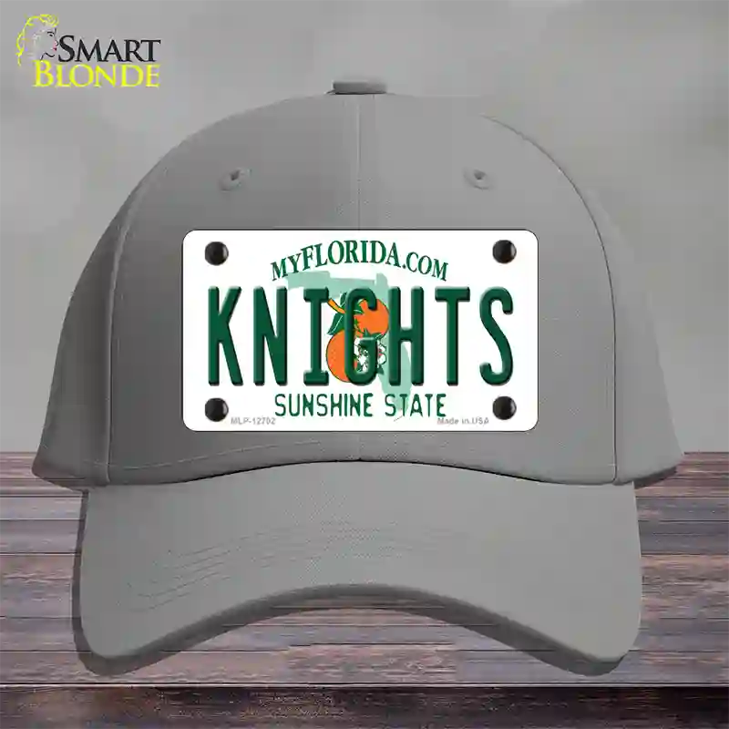 Knights Novelty License Plate Hat Cotton / Gray