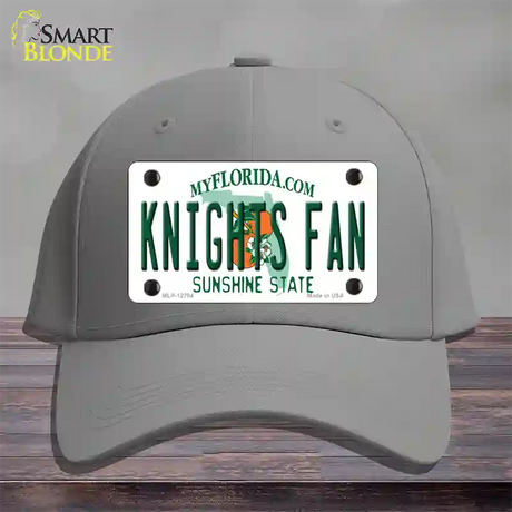 Knights Fan Novelty License Plate Hat Cotton / Gray