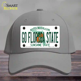 Go Florida State Novelty License Plate Hat Cotton / Gray