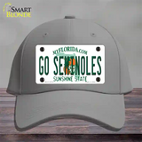 Go Seminoles Novelty License Plate Hat Cotton / Gray