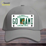 Go Miami Novelty License Plate Hat Cotton / Gray