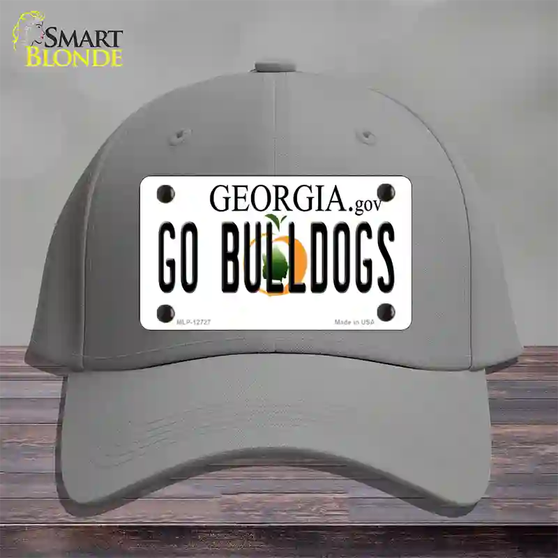 Go Bulldogs Georgia Novelty License Plate Hat Cotton / Gray