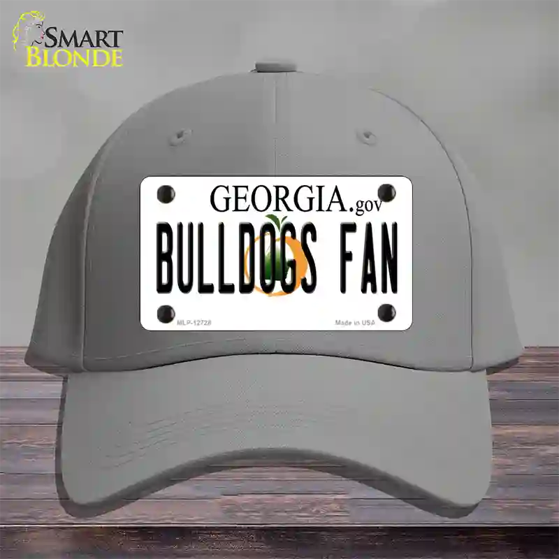 Bulldogs Fan Georgia Novelty License Plate Hat Cotton / Gray